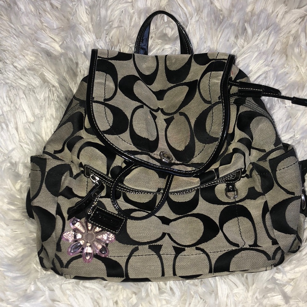 Coach mini backpack